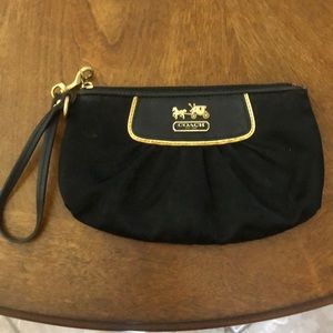 Black Coach Wristlet